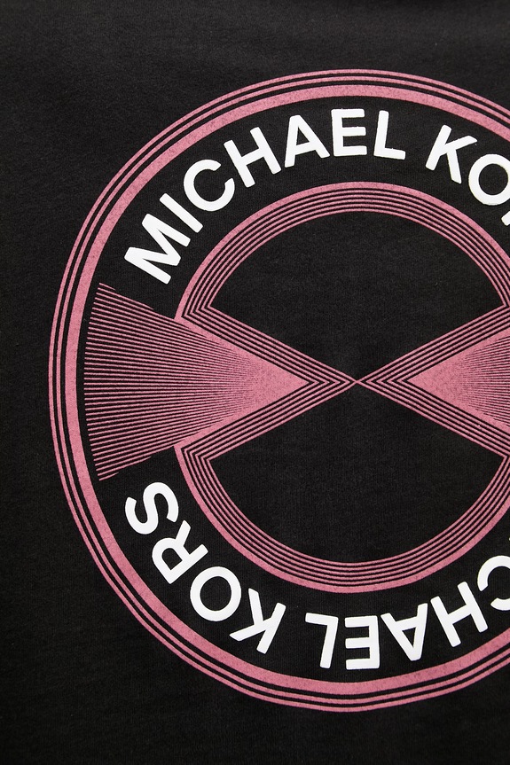 Michael Kors t-shirt męski bawełniany CR652VEFV4 czarny