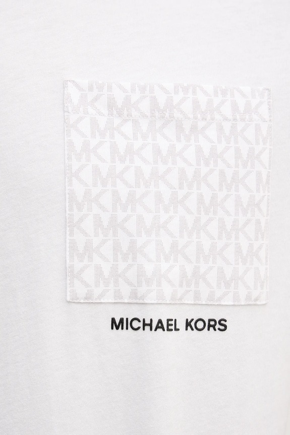 Bavlněné tričko Michael Kors CR652T1FV4 bílá