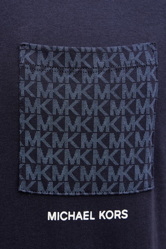 Michael Kors tricou din bumbac CR652T1FV4 bleumarin