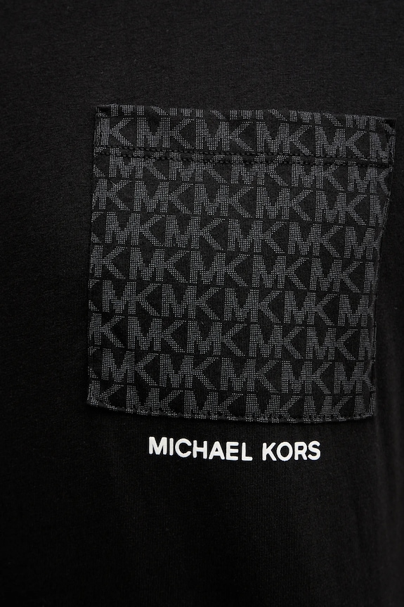 Michael Kors t-shirt bawełniany CR652T1FV4 czarny