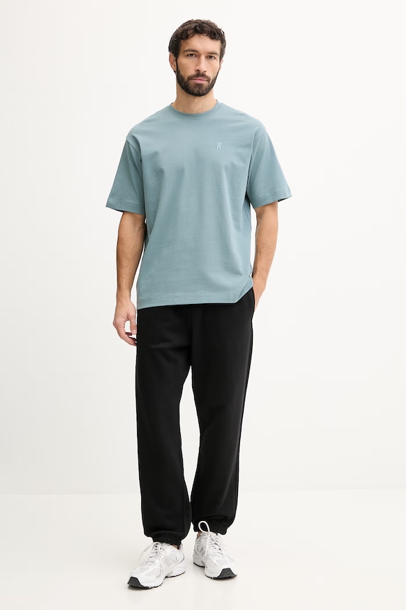 On t-shirt bawełniany Club Collective 1MG10714364 turkusowy SS26