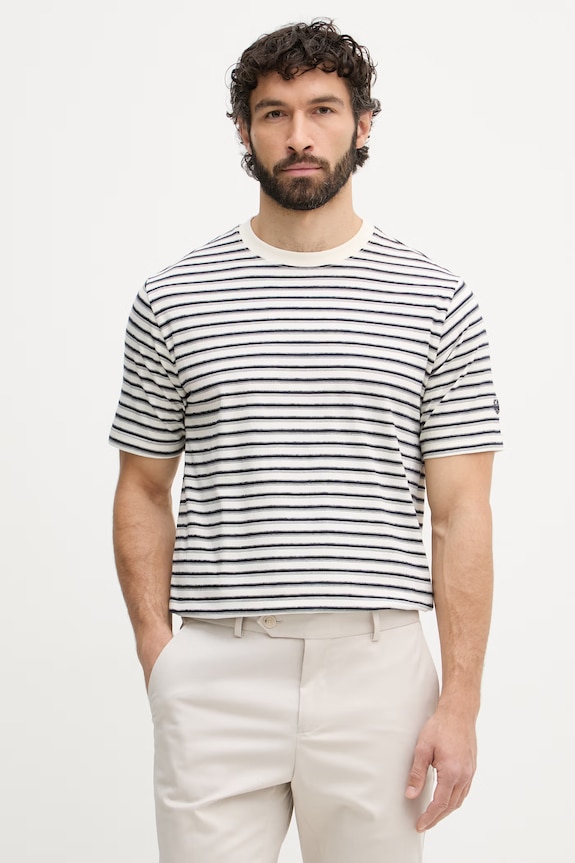 Mos Mosh tricou pentru bărbați, din bumbac Dani bleumarin 510020
