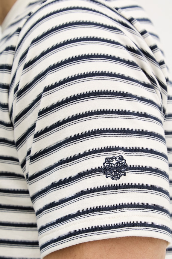 Mos Mosh tricou pentru bărbați, din bumbac Dani 510020 bleumarin