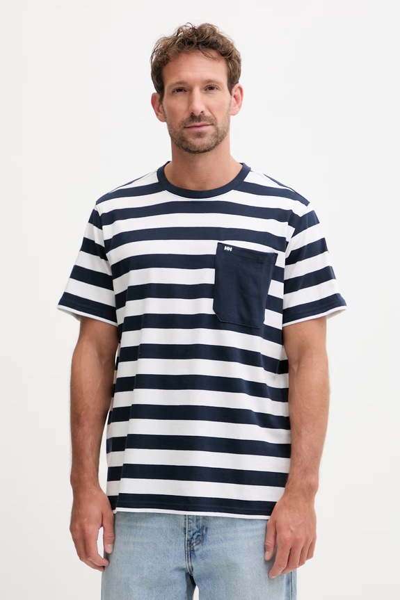 Helly Hansen футболка для мужчин из хлопка HUDSON тёмно-синий 54530