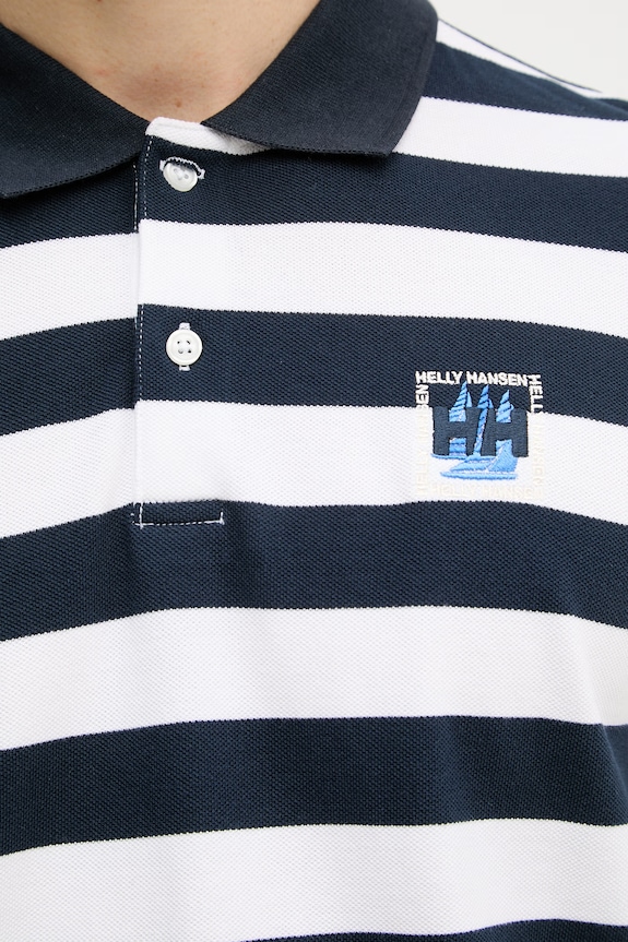 Helly Hansen polo pentru bărbați, din bumbac TOULON 54549. bleumarin