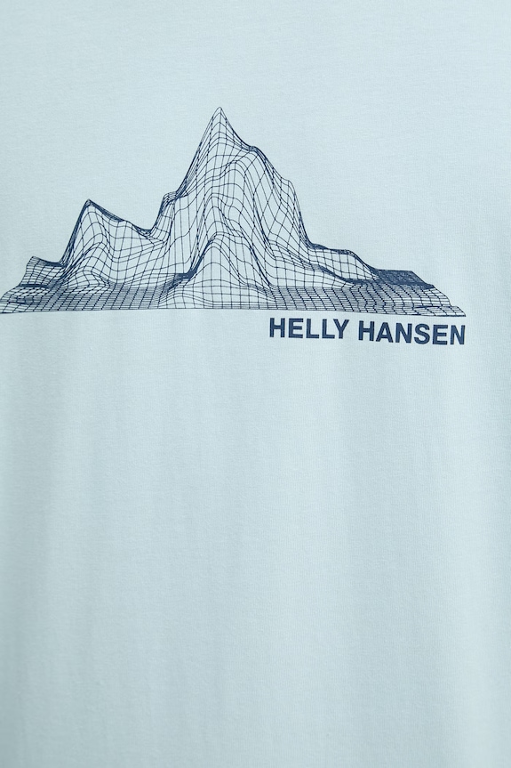 Helly Hansen tricou pentru bărbați, din bumbac MASSIF GRAPHIC 54600.538 albastru