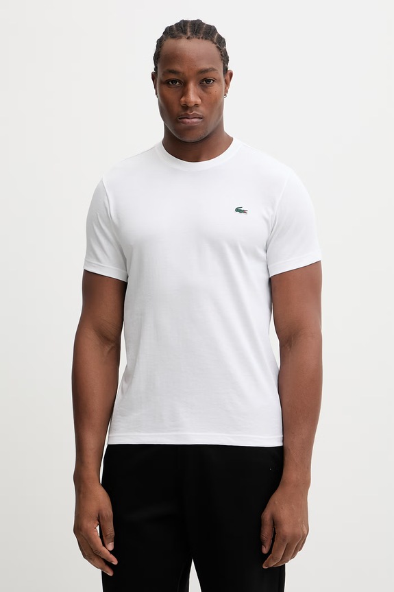 Odzież Lacoste T-shirt męski TH0003 biały