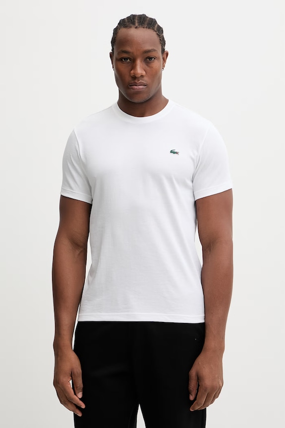 Odzież Lacoste T-shirt męski TH0003 biały