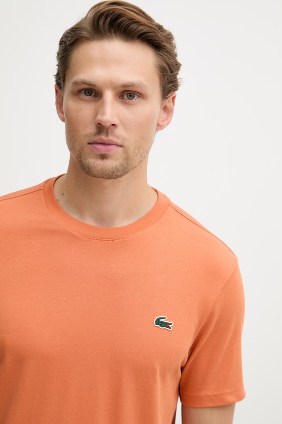Lacoste T-shirt męski pomarańczowy TH0003