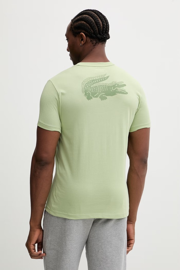 Odzież Lacoste T-shirt męski TH0003 zielony