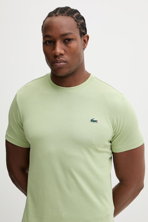 Lacoste T-shirt męski zielony TH0003