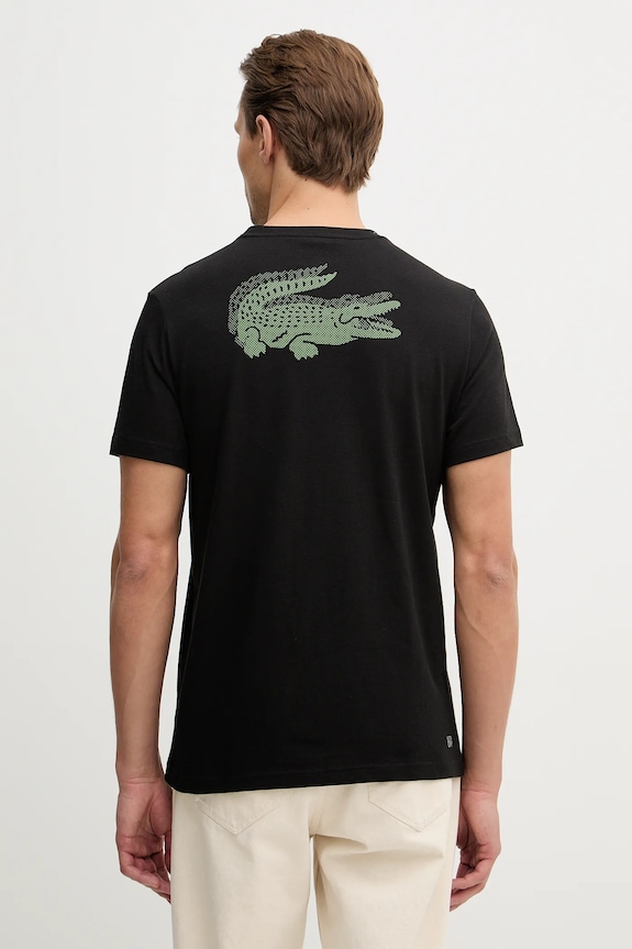 Odzież Lacoste T-shirt męski TH0003 czarny
