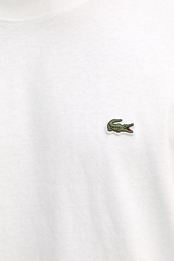 Lacoste tricou bărbătesc de bumbac TH0876 alb