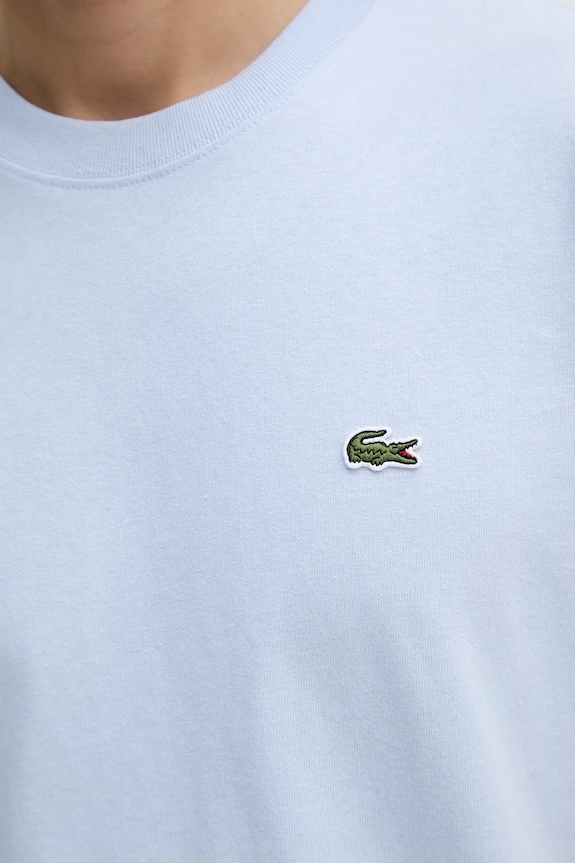 Lacoste tricou bărbați bumbac TH0876 albastru
