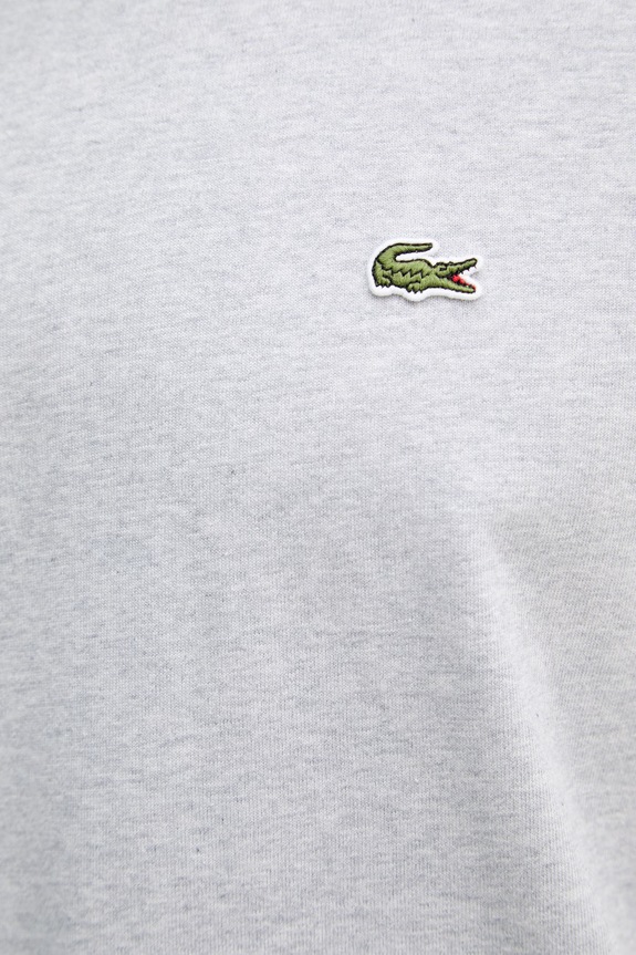 Lacoste T-shirt męski bawełniany TH0876 szary