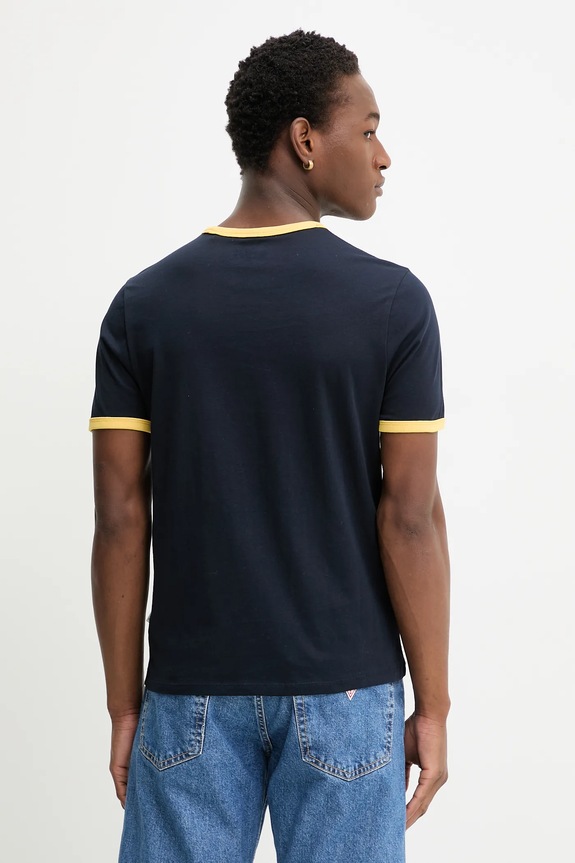 Ρούχα Βαμβακερό μπλουζάκι Guess Jeans M6RI39.K8HM0 σκούρο μπλε