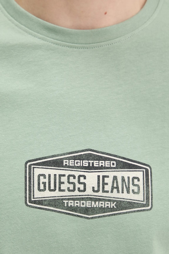 Guess Jeans pamut póló M6RI41.K8FQ4 zöld
