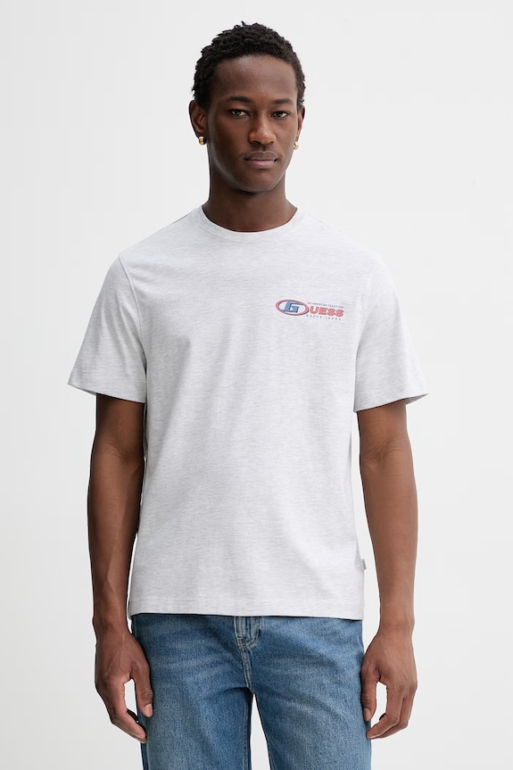 Guess Jeans t-shirt z elastanem szary M6RI43.K8FQ4