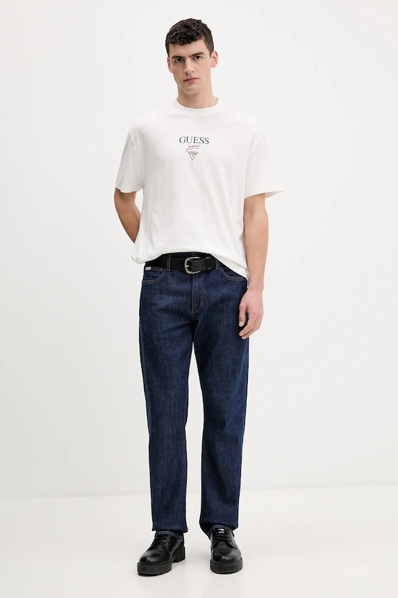 Guess Jeans pamut póló M6RI45.K8HM0 bézs SS26