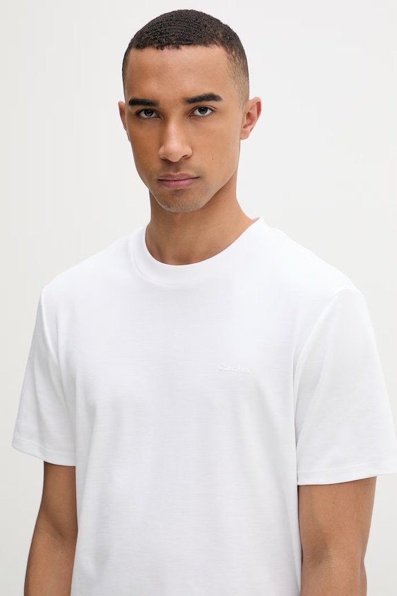 Calvin Klein t-shirt férfi pamuttal fehér LV04LF209G