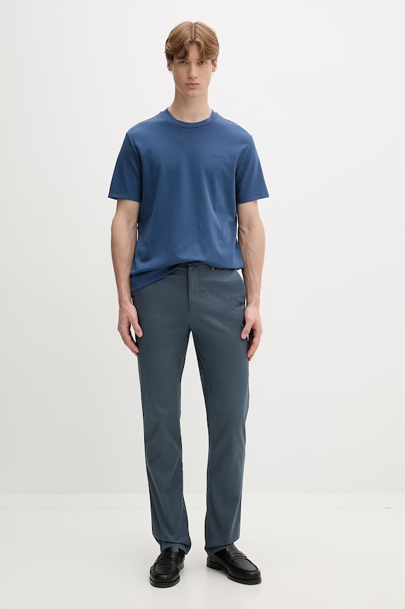 Calvin Klein kratka majica moška z bombažem mornarsko modra LV04LF209G