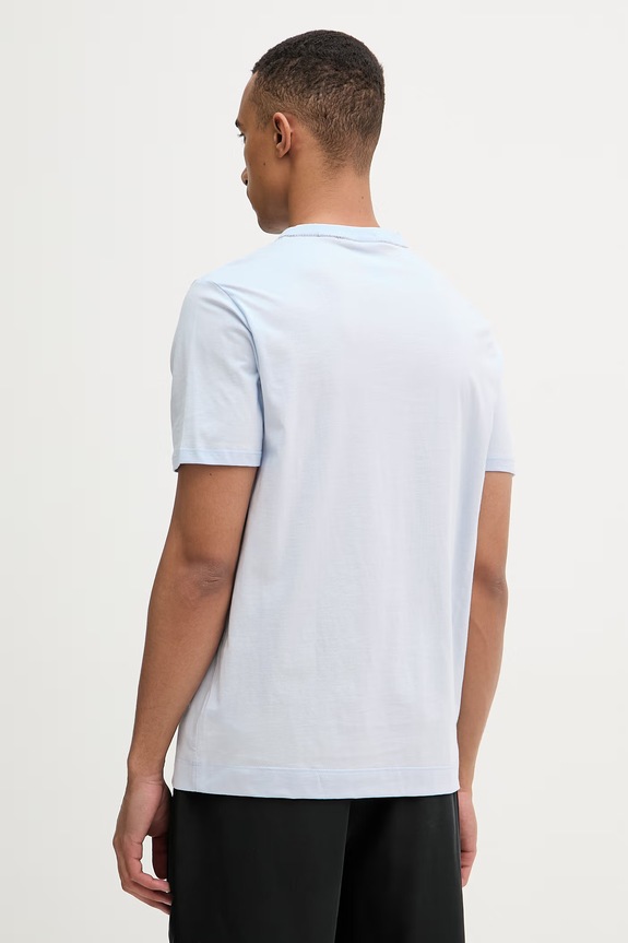 Ρούχα Calvin Klein t-shirt ανδρικό βαμβακερό LV04LF223G μωβ