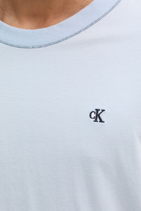 Calvin Klein t-shirt ανδρικό βαμβακερό LV04LF223G μωβ