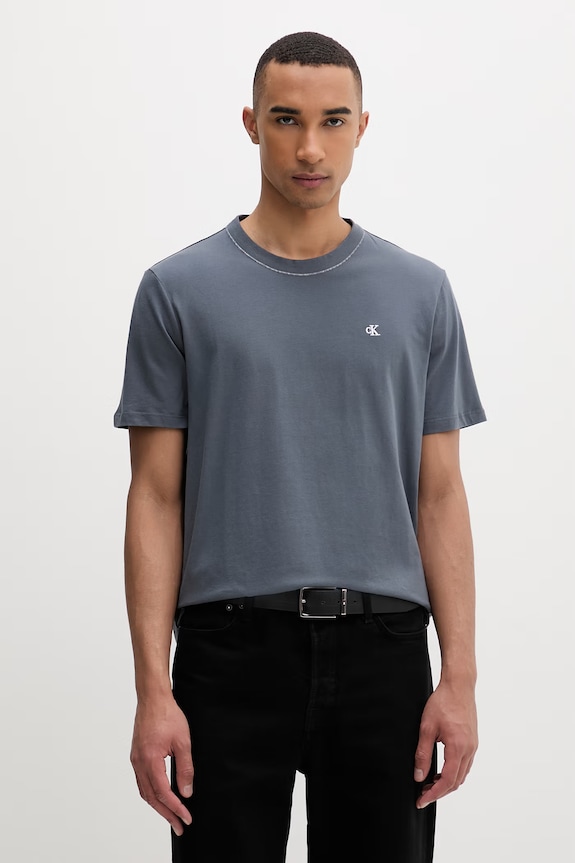 Calvin Klein t-shirt férfi pamut szürke LV04LF223G