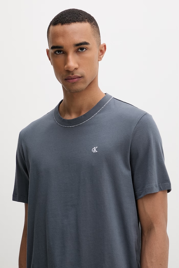 Calvin Klein t-shirt férfi pamut szürke LV04LF223G