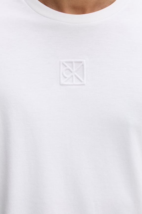 Calvin Klein tričko pánske bavlnené LV04LF243G biela