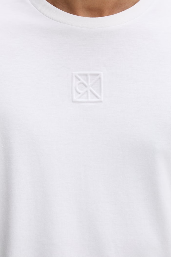 Calvin Klein tričko pánske bavlnené LV04LF243G biela