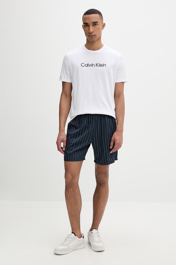 Calvin Klein tričko pánske bavlnené LV04LF809G biela SS26