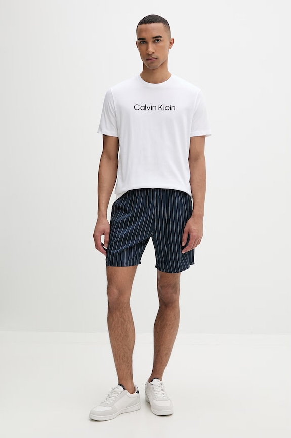 Calvin Klein tričko pánske bavlnené LV04LF809G biela SS26