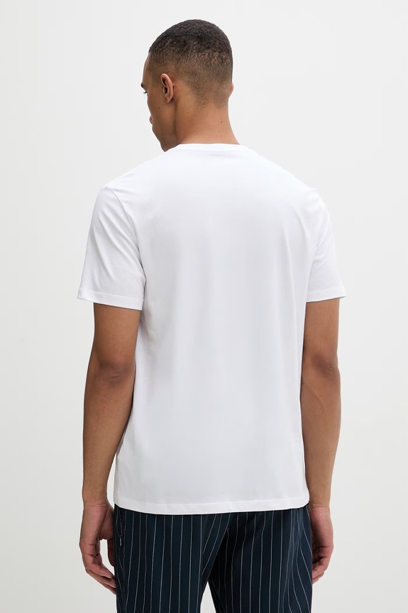 Oblečenie Calvin Klein tričko pánske bavlnené LV04LF809G biela