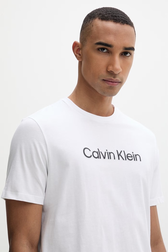 Calvin Klein tričko pánske bavlnené biela LV04LF809G
