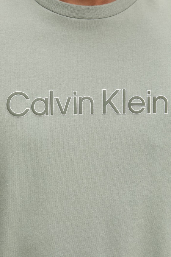Calvin Klein tričko pánske bavlnené zelená LV04LF809G