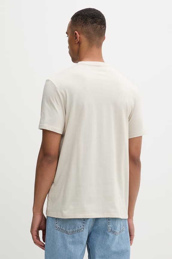 Oblečenie Calvin Klein tričko pánske bavlnené LV04LF810G béžová