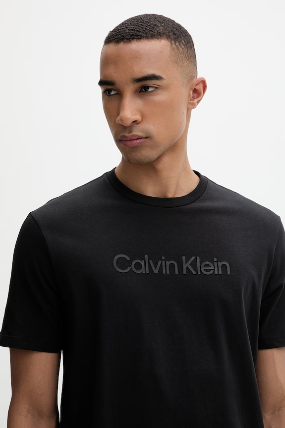Calvin Klein majica za muškarce od pamuka crna LV04LF810G