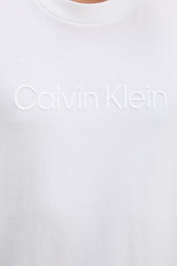 Calvin Klein pánske bavlnené tričko LV04LF811G béžová