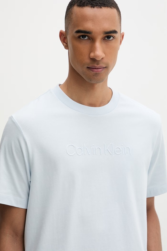 Calvin Klein tričko pánske bavlnené modrá LV04LF811G