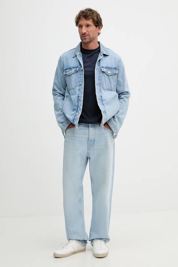 Barbour футболка basic мужская хлопковая Camber MTS1395 тёмно-синий SS26