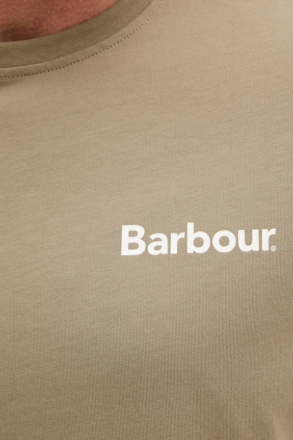 Barbour basic majica kratkih rukava muška od pamuka Camber MTS1395 zelena