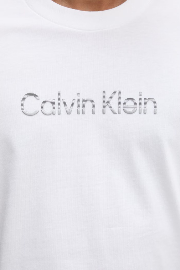 Calvin Klein T-shirt ανδρικό βαμβακερό LV04LF813G μπεζ