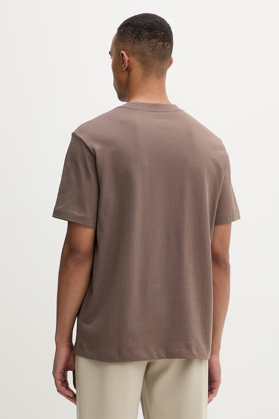 Ruházat Calvin Klein t-shirt férfi pamut LV04LF813G barna