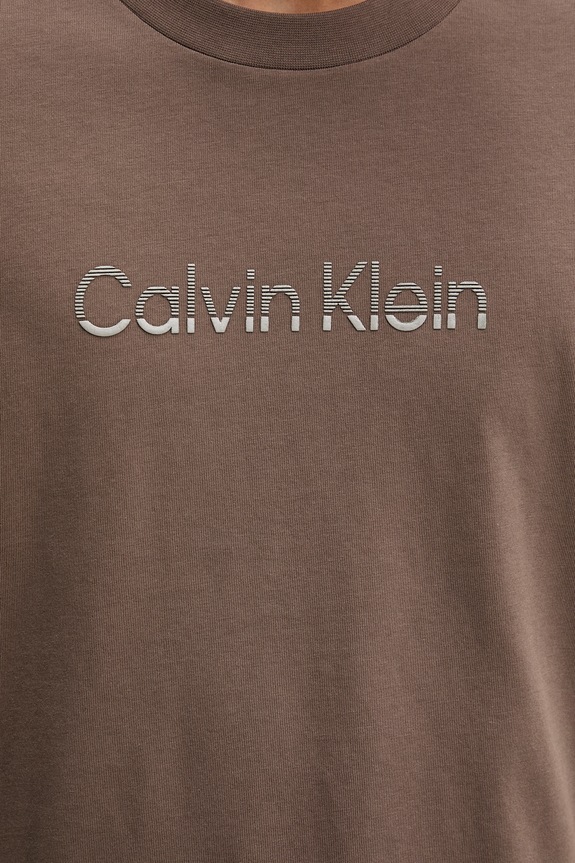 Calvin Klein t-shirt férfi pamut LV04LF813G barna