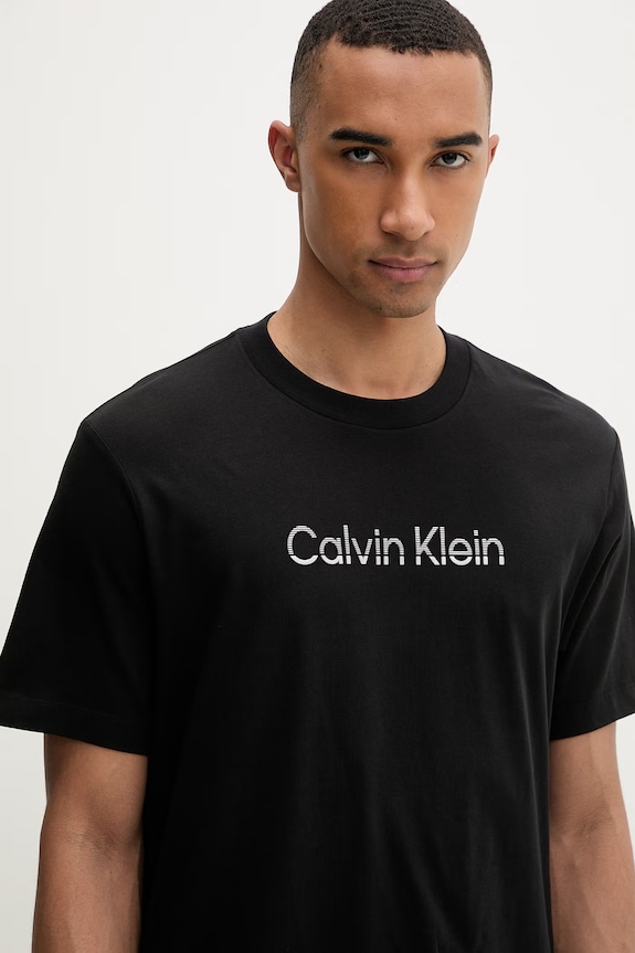 Calvin Klein férfi pamut t-shirt fekete LV04LF813G