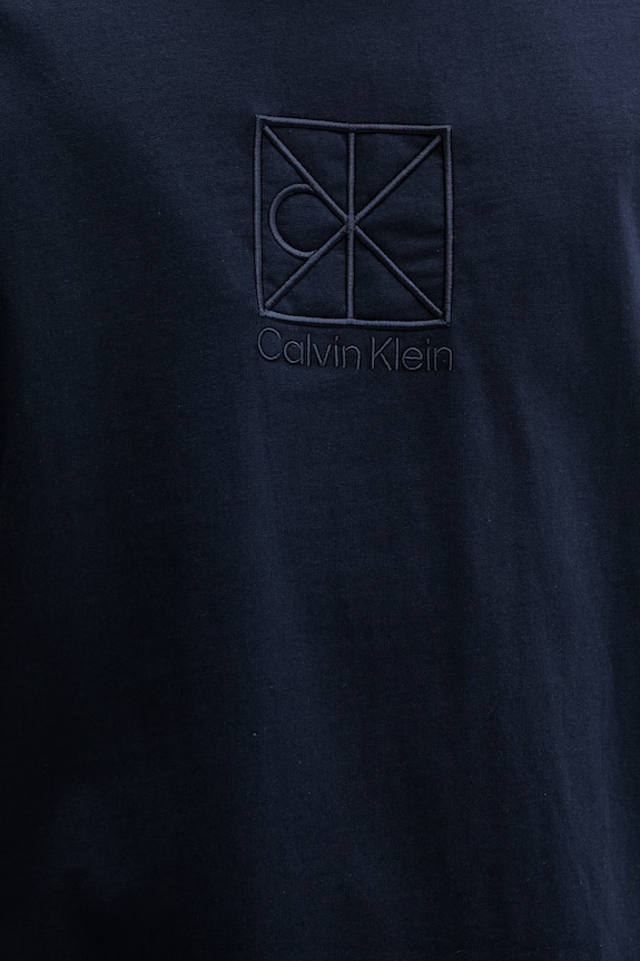 Calvin Klein T-shirt męski bawełniany LV14RF817G granatowy