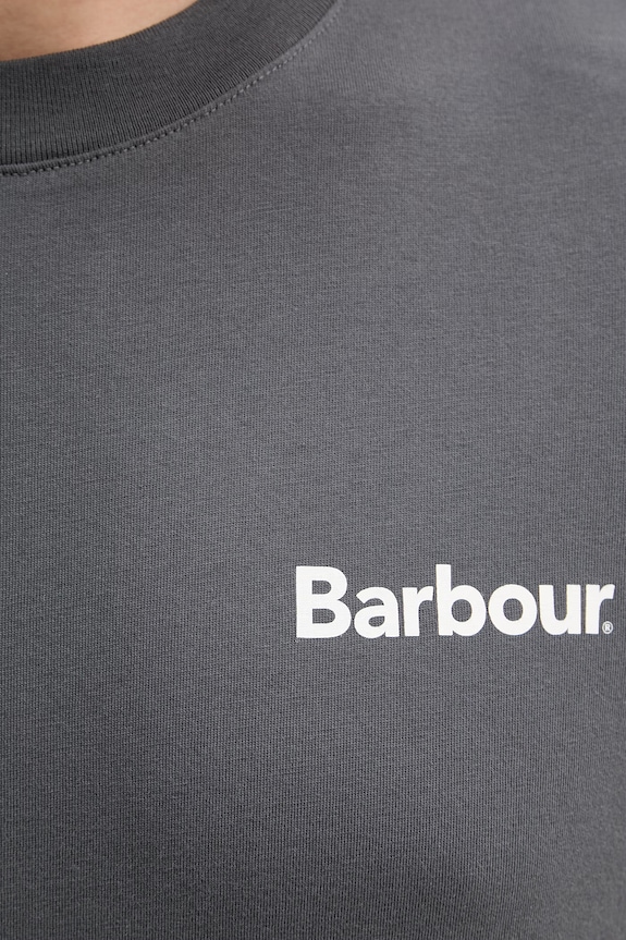 Barbour tricou din bumbac gri MTS1566