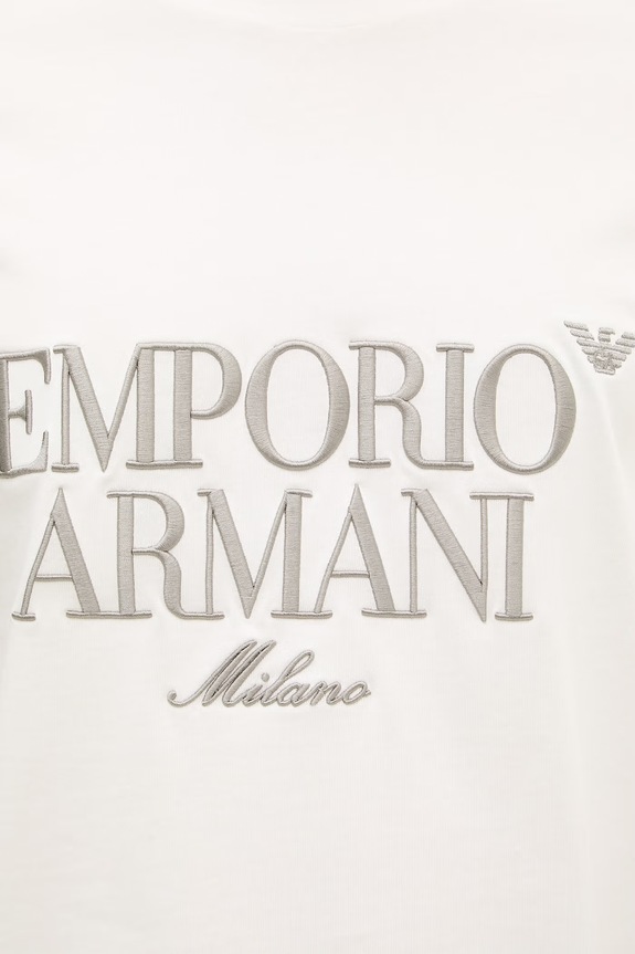 Pamučna majica Emporio Armani EM005359.AF13715 bež