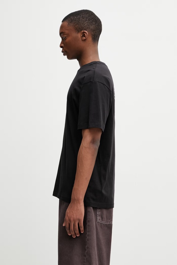 Puma Ess Logo Lab Relaxed Story 1 t-shirt bawełniany męski 692023 czarny SS26